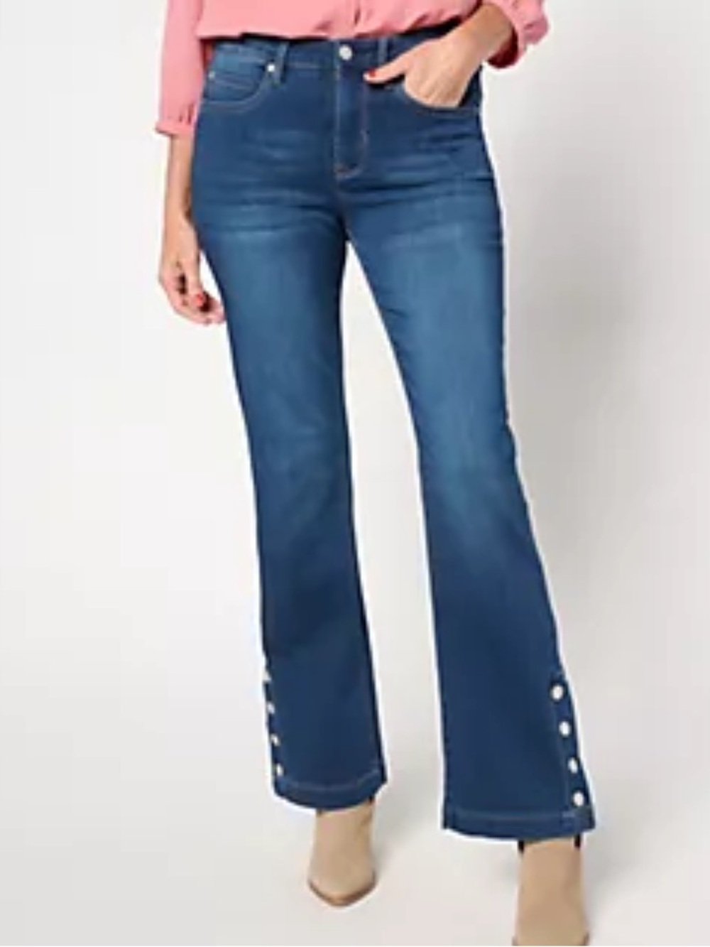 Nicole Miller SoHo High rise bootcut jeans- worn a few times. 75 retail